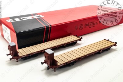 Acme 45118 Satz Von 2 Waggons Pritsche FS Rmmp-T Typ 1920 Epoche IV - 1:87 H0