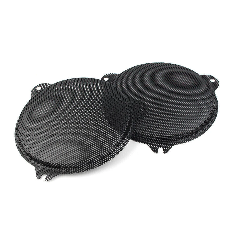 For Harley Davidson Electra Glide 2014-2018 2015 Front Mesh Speaker Grills Black - Imagem 4 de 4