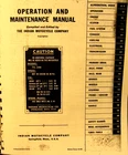 1941 Indian Motorcycle Operation & Maintenance Manual For Mdl. 340--B TM-10-1333
