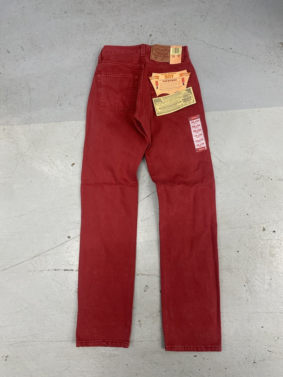 Vintage Levis 501 XX Jeans Made in USA NOS W26 L32 Deadstock 1993
