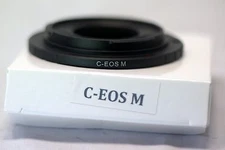 Cinema C Mount Lens to Canon EOS M EF-M Mirrorless Camera Adapter Ring M M5 M50