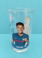 Verre football EURO 2021 , VARANE,  PAVARD, Intermarché Au plus près des bleus 