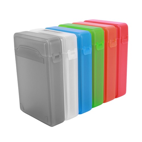 3.5 Inch IDE SATA HDD Hard Drive Disk Storage Box Plastic HDD Caddy Case(Grey) - Afbeelding 6 van 12