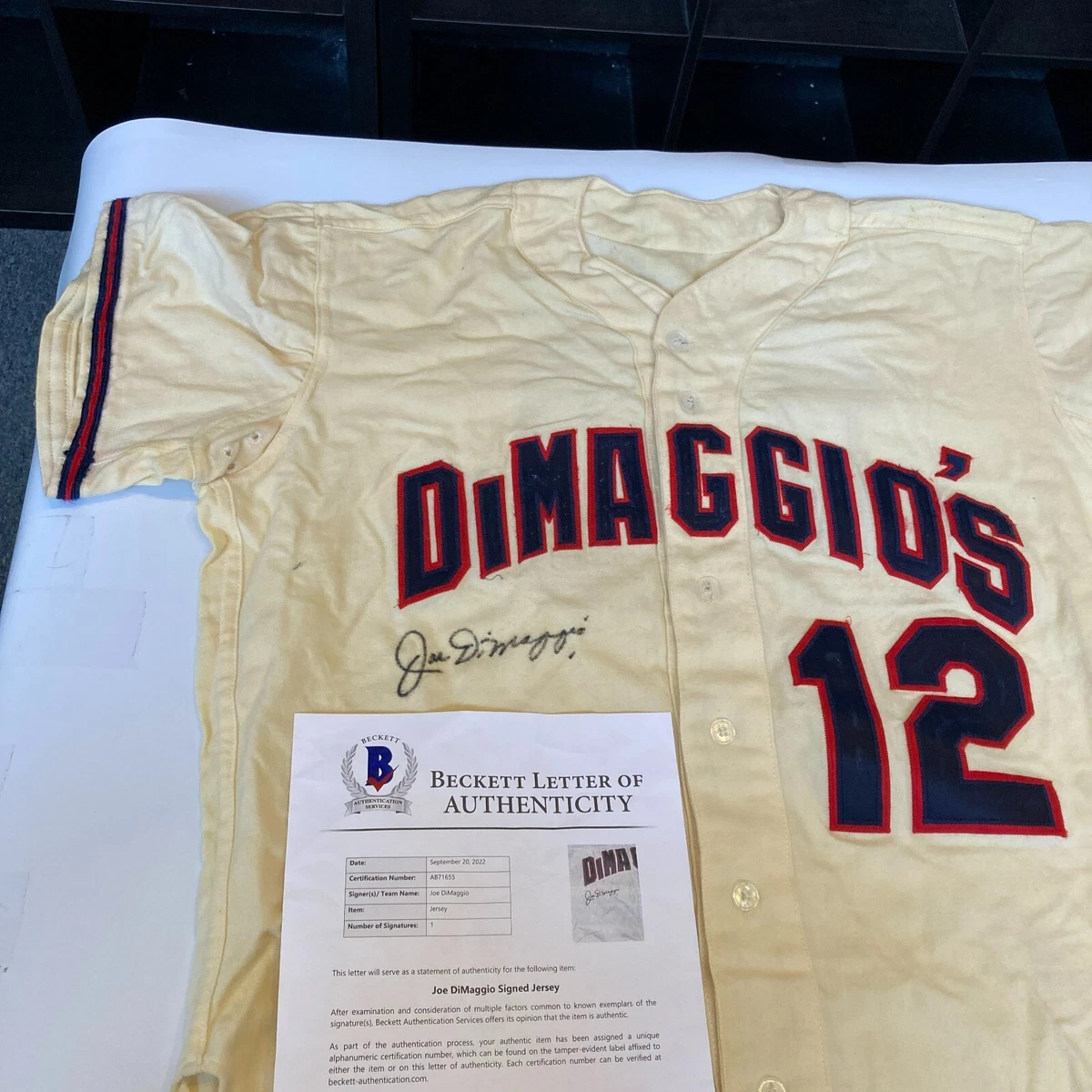 joe dimaggio jersey