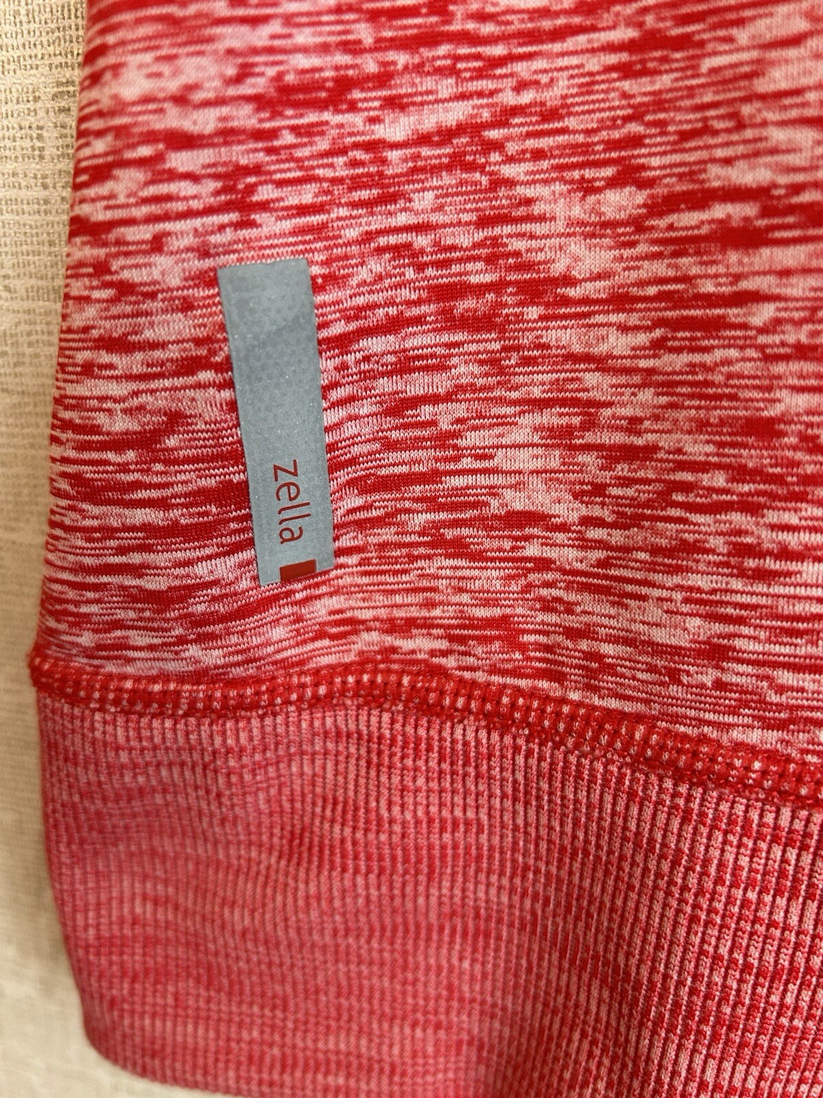 Zella Performance Half Zip Red Jacket Womens Size… - image 8