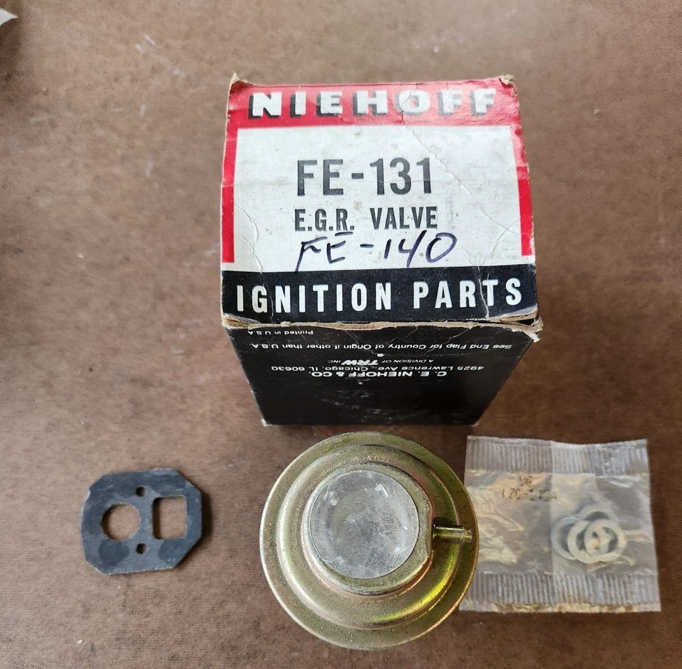 Клапан рециркуляции отработавших газов Niehoff FE-140 131 - 74-78 PONTIAC FIREBIRD LEMANSBONEVILLE EGR101 - Изображение 2 из 3