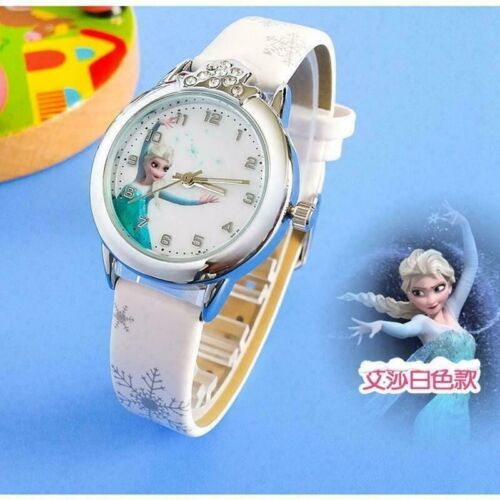 Disney Frozen Elsa & Anna Mädchen Kinder Kinder Party Damen Geschenk Armbanduhr UK - Bild 5 von 12
