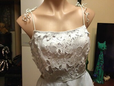 SHOWPO SAMPLE dress Baby Blue Lace Bodice Hi Low Hem Skirt Size 18 | eBay  Australia