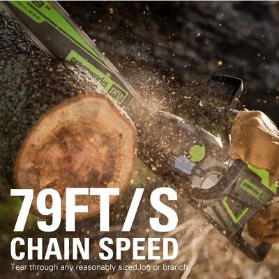 コンニチワページ Greenworks' 80V Cordless Chainsaw Is Over 40% Off on Amazon