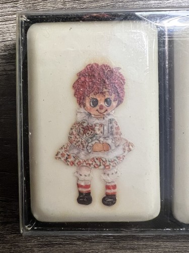 Jabones decorados a mano por Georgi muñeca Raggedy Anne gemas fresadas en francés - Imagen 2 de 11