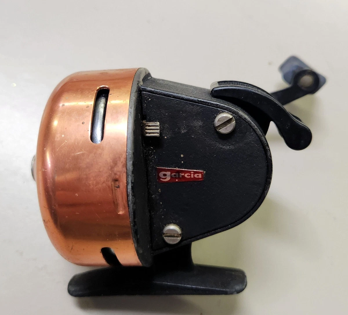 Moulinet De Pêche Abu Garcia Abu-Matic 150 Spin Cast - Or Rose - Fabriqué En Suède - Occasion
