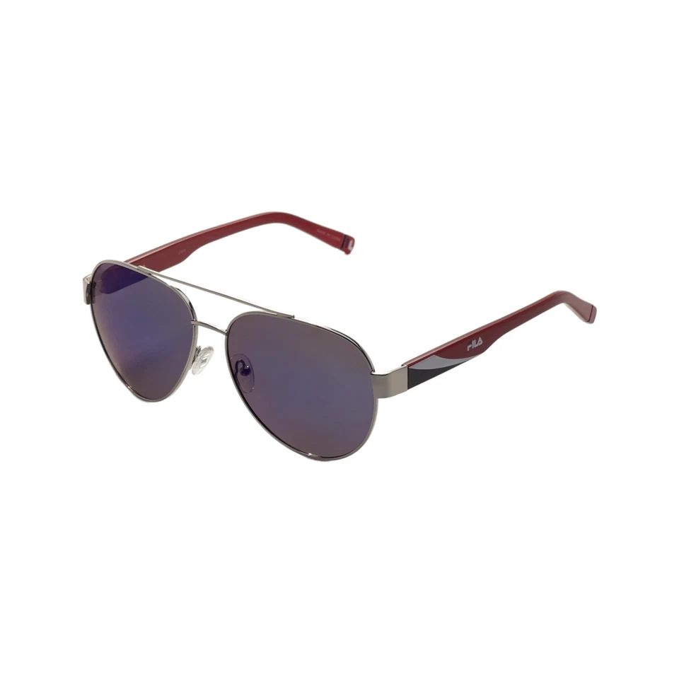 Gafas de sol Fila unisex 61 mm plateadas SFI181-610SIL