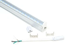 10x 4FT LED Light 6500K Daylight White Complete Strip Fixture 120V 277V Hardwire