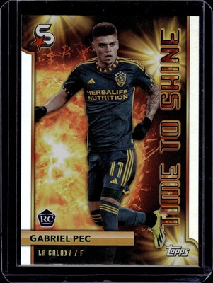 Gabriel Pec LA Galaxy Time To Shine Topps Super Stars MLS 2024