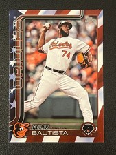 Felix Bautista 2025 Topps Independence Day Parallel /76 Orioles