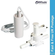 Whale GP1002 12V Submersible Water Pump + WU7207 Grooved Pressure Switch Caravan