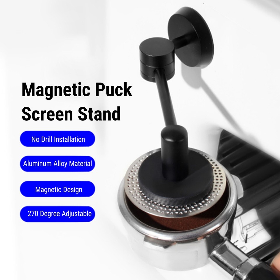 Bracket Racking Magnetic Puck Screen Stand Magnetic Coffee Filter Rack Bracket Italian ...