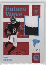 2021 Panini Encased Future Wave Materials Sapphire 27/50 Kyle Pitts #FWM-KP 0q3g
