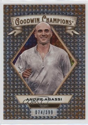 2025 Upper Deck Goodwin Champions Orange Dots 74/399 Andre Agassi #8 1t59