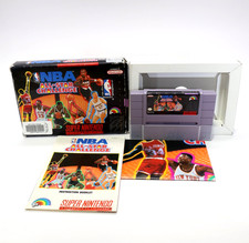 NBA All-Star Challenge (SNES) CIB W/Poster 0  Authentic Good Condition