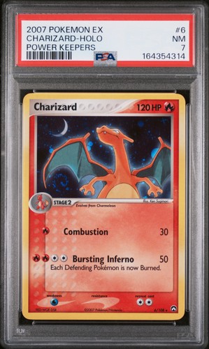 Charizard graded PSA 7 for sale on eBay