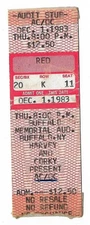 AC/DC & Fastway 12/1/83 Buffalo Memorial Auditorium Rare Ticket Stub!