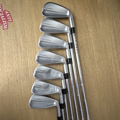 MAXFLI Forged Iron Set 4-PW RH Stiff Steel Shafts Bounce 115 (7 Clubs)