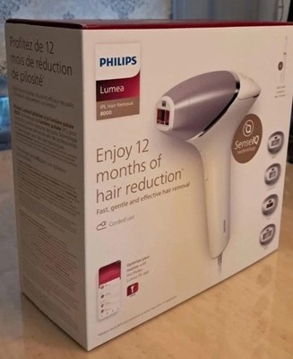 Philips Lumea 9900 * IPL Haarentfernungsgerät * mit 4 Aufsätzen brandneu UK