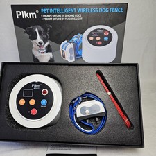 Wireless Dog Fence System Plkm A502 Rechargeable Collar  Transmitter New O B