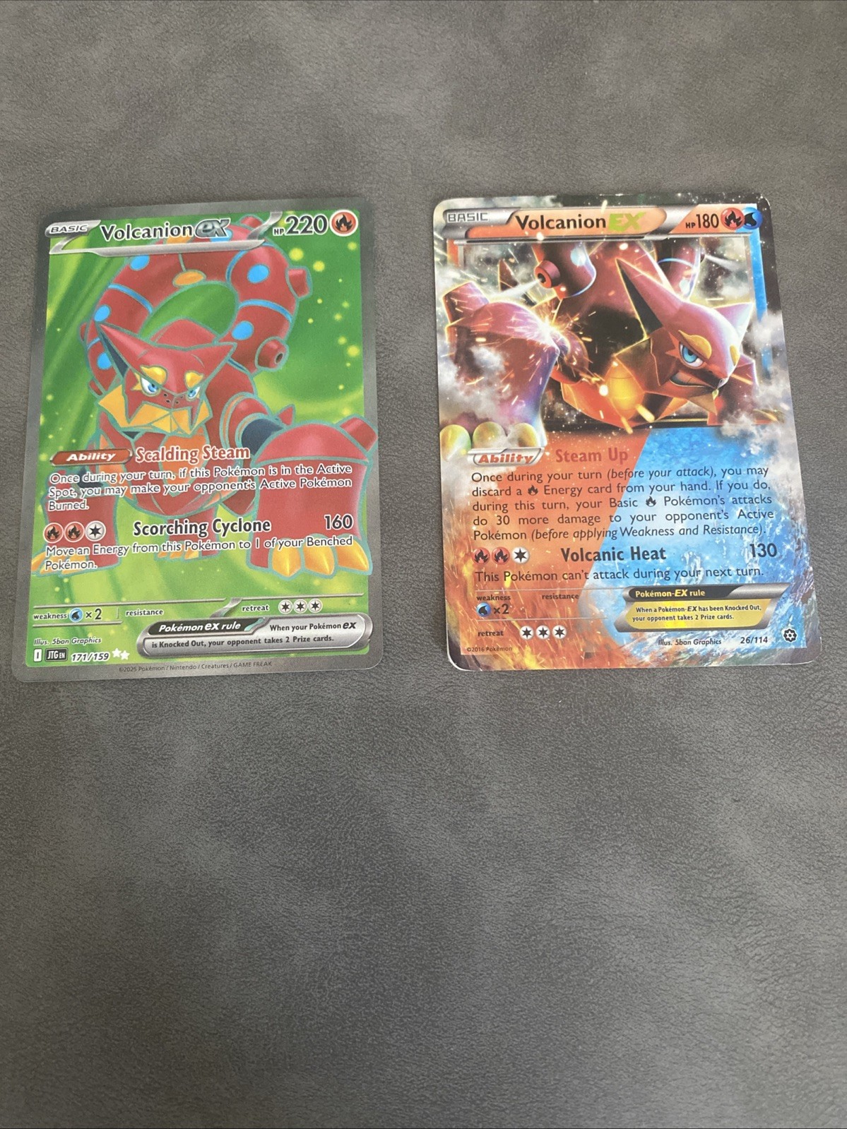 Volcanion 2 CARDS Volcanion 26/114 Volcanion Full Art Ex
