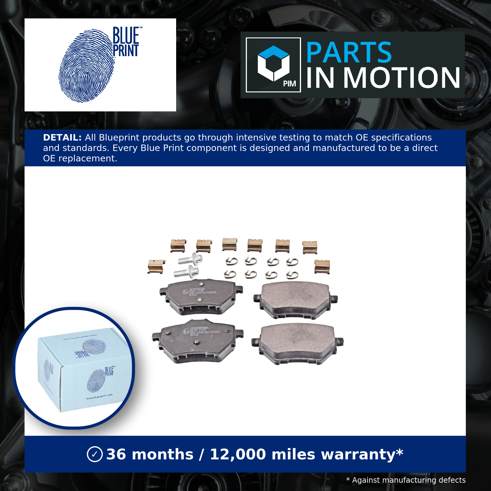 BRAKE PAD SET DISC BRAKE ADP154213 FOR PEUGEOT RIFTER 308/SW/II/Van/Hatchback - Image 7