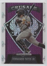 2022 Panini Chronicles Crusade Purple Mojo Prizm 22/99 Fernando Tatis Jr #22 o7m