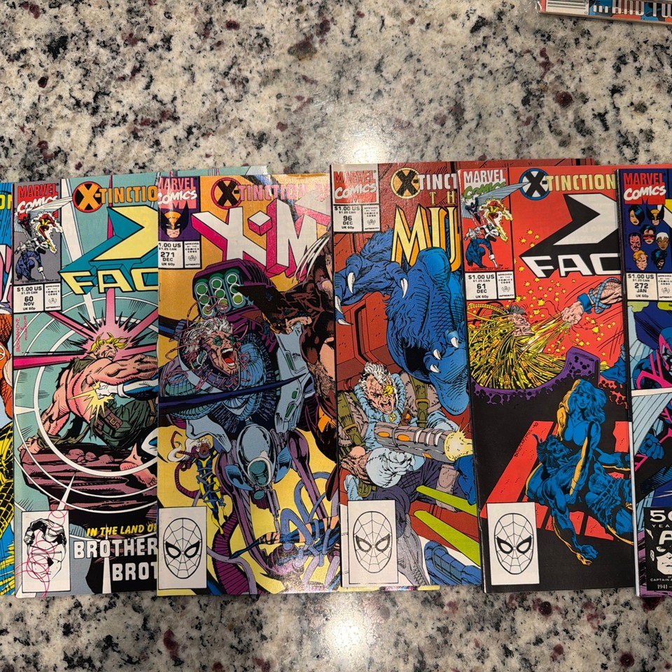 X-men X-TINCTION AGENDA 9 Issue Complete New Mutants X-factor VF/NM Jim ...