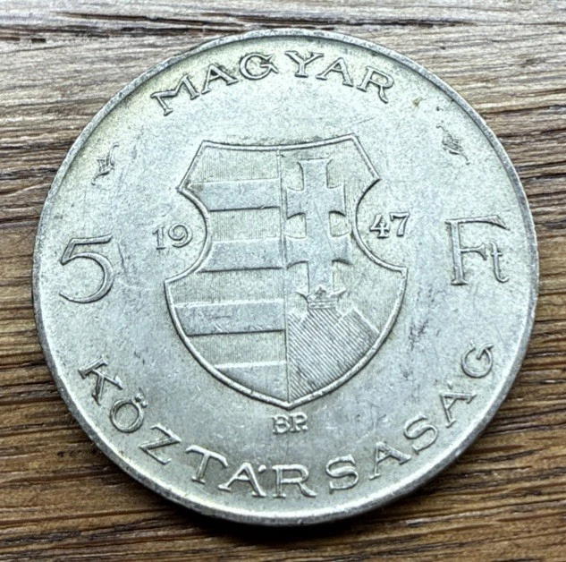 1947年ハンガリー独立運動英雄ラヨシュ・コシュート5フォリント銀貨PCGS認証 1947 Year Hungarian Coins for sale | eBay