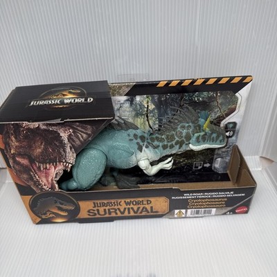 Jurassic World Survival- Wild Roar Cryolophosaurus Brand New In Hand