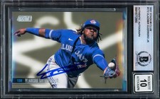 Vladimir Guerrero Jr. Signed 2021 Stadium Club Card 172 Blue Jays Sig 10 Beckett