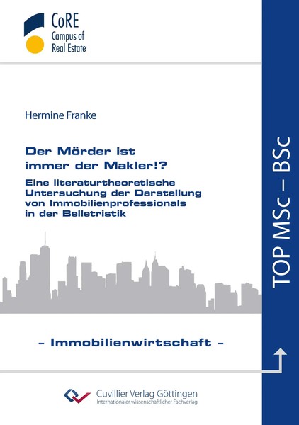 Hermine Franke | Der MöRder Ist Immer Der Makler!?Eine Literaturtheoretische...-image