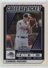 2022 Elite Extra Edition College Tickets Optic Holo Prizm Gabriel Hughes 14bn