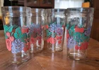 Vintage Anchor Hocking Berry Peanut Butter Tumblers Set Of 4