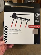 VELCRO Brand Industrial Strength Heavy Duty Stick On Roll 15ft x 2in Black NEW 