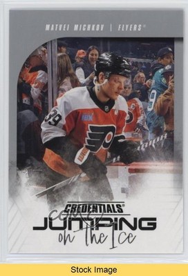 2024 Upper Deck Credentials Jumping on the Ice Matvei Michkov #JI-MM READ 1a9z