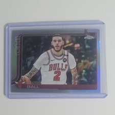 2025-26 Topps Chrome Refractor Lonzo Ball Chicago Bulls #38 Basketball