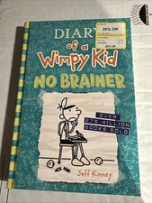 No Brainer (Diary of a Wimpy Kid #18) by Jeff Kinney (2023, Hardcover)