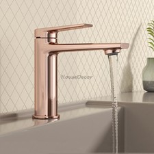 Modern Design Brass Bathroom Sink Mixer Taps Single Lever Hole Wash Basin Faucet