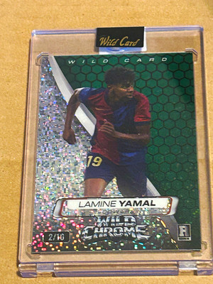 Wild Card 2025 Wild Chrome Lamine Yamal #WCHX-LY4 2/10 FC Barcelona