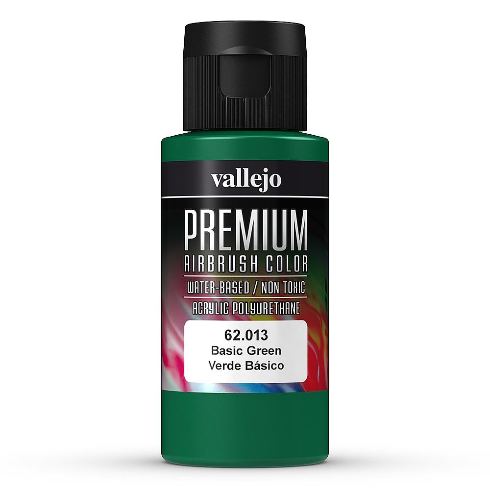 Vallejo 62.013 - Base Green, Matt, 60 Ml - New