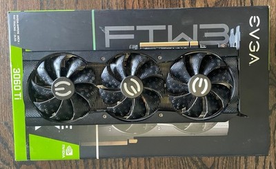 EVGA GeForce RTX 3060 Ti FTW3 ULTRA GAMING 8GB GDDR6 Video Card - 08G-P5-3667-KL