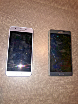 Samsung Galaxy Note 4  and Samsung Galaxy J7 FOR PARTS OR REPAIR ONLY LOCKED