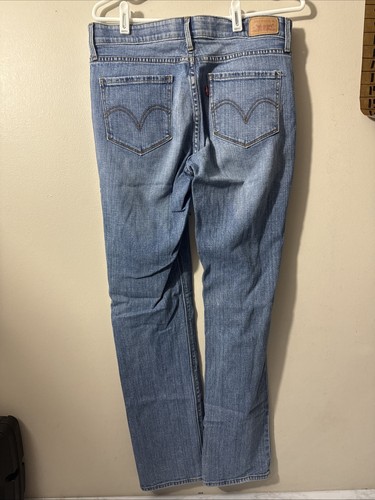 Levi's 525 Perfect Waist Straight Leg Jeans Damen 10M (30Wx32L) Stretch Denim - Bild 2 von 13