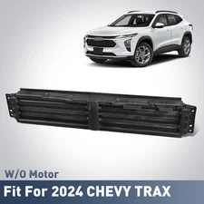 Front Lower Radiator Grille Air Shutter Assembly For 2024 Chevy Trax W/O Motor